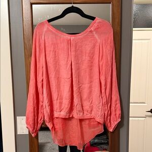 Women's Coral Blouse